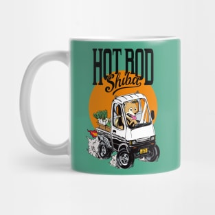 Hot rod Shiba (classic white) Mug